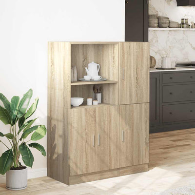 2-osainen keittiökaappisarja Sonoma Oak Engineered Wood