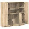 3-osainen keittiökaappisarja Sonoma Oak Engineered Wood