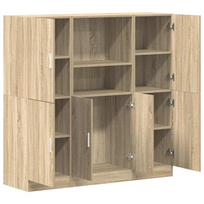 3-osainen keittiökaappisarja Sonoma Oak Engineered Wood