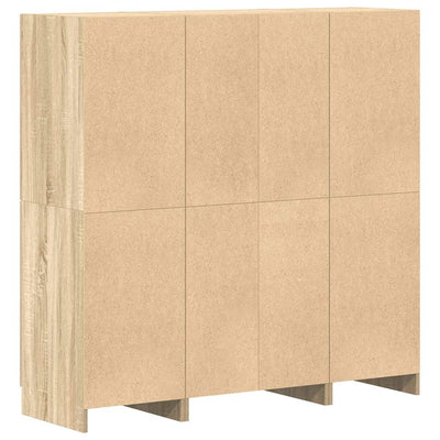 3-osainen keittiökaappisarja Sonoma Oak Engineered Wood