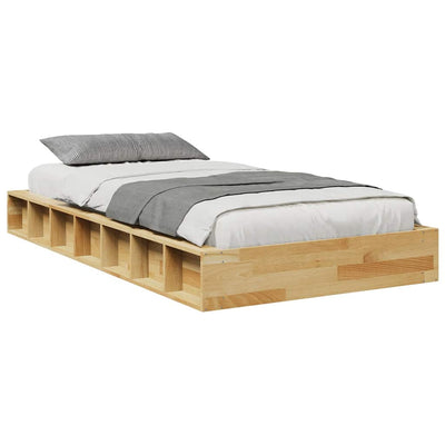 Sängynrunko ilman patjaa Parftemie 100x200cm (massiivipuutammea)