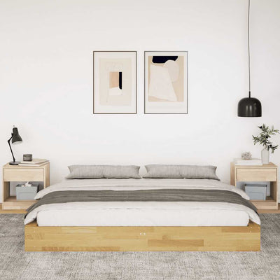 Sängynrunko ilman patjaa 180x200 cm massiivipuutammea