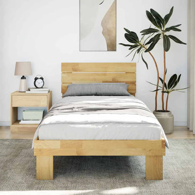 sängynrunko sängynpäädyllä ilman patjaa 80x200 cm