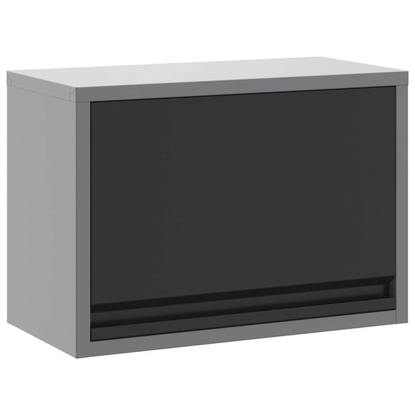 Työkalukaappi Mustat ja harmaa 50 x 25 x 35 cm Teräs