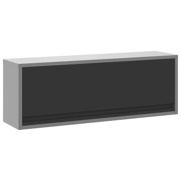 Työkalukaappi Mustat ja harmaa 100 x 25 x 35 cm Teräs