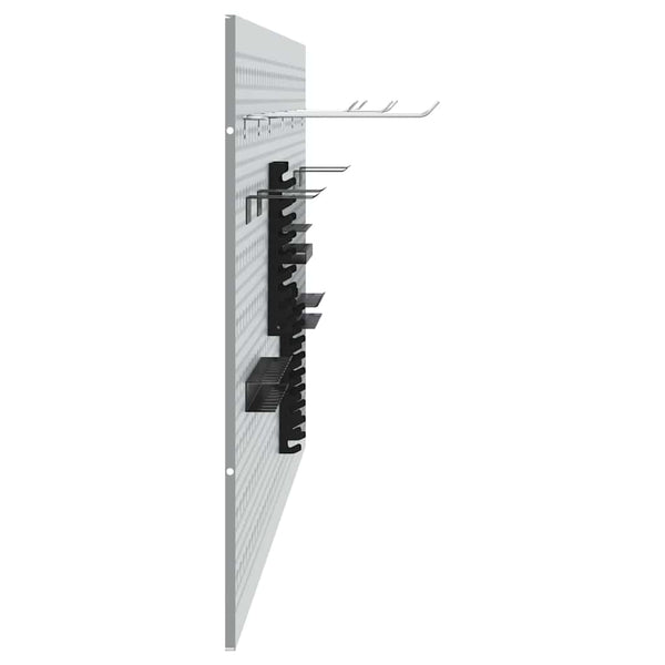 Työkaluseinäpaneeli 3 kpl Harmaa 150 x 1 x 60 cm