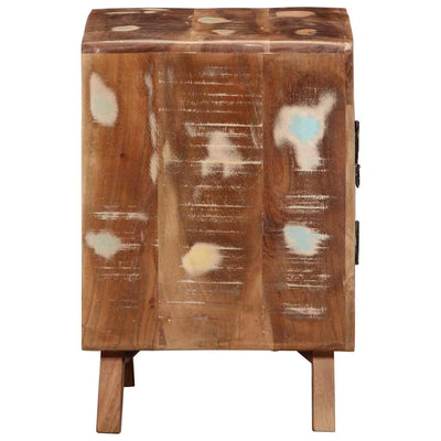 Yöpöytäkaappi Gianinio 40x32x46cm (2 kpl massiivipuu kierrätetty)