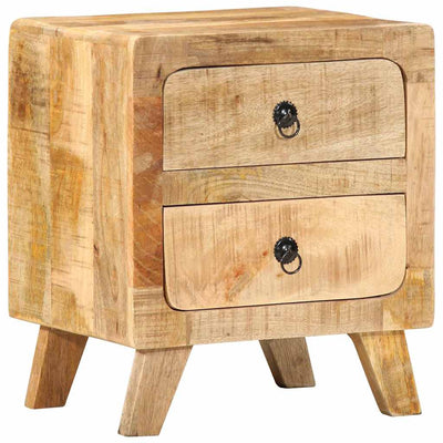 Karkea mango yöpöytäkaappi Constantineveraldo 40x32x46cm (massiivipuuta)