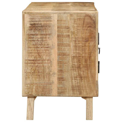 TV-kaappi 105x46x32 cm Massiivipuuta Karkea Mango