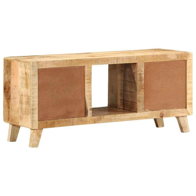 TV-kaappi 105x46x32 cm Massiivipuuta Karkea Mango