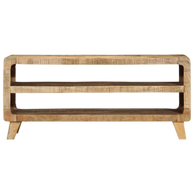 TV-kaappi 105x46x32 cm Massiivipuuta Karkea Mango