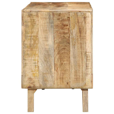 TV-kaappi 105x46x32 cm Massiivipuuta Karkea Mango