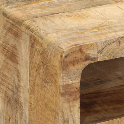 TV-kaappi 105x46x32 cm Massiivipuuta Karkea Mango
