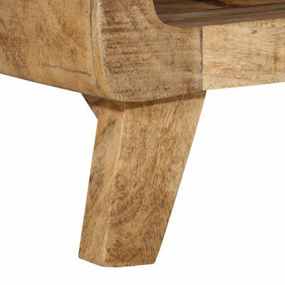 Tv-kaappi Ghiurita 105x46x32cm (massiivipuuta karkea mango)