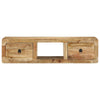 Seinä-TV-kaappi 100x32x25 cm Massiivipuuta Karkea Mango