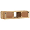 Seinä-TV-kaappi 100x32x25 cm Massiivipuuta Karkea Mango