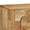 Seinä-TV-kaappi 100x32x25 cm Massiivipuuta Karkea Mango