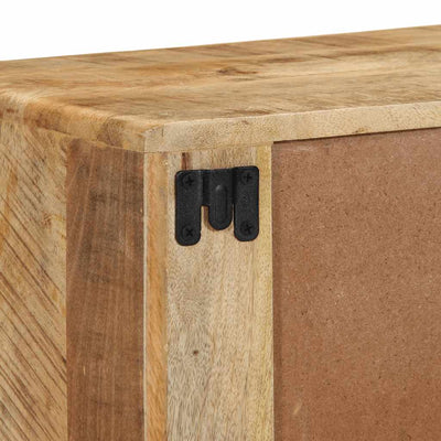 Karkea mango seinä-tv-kaappi Cintia 100x32x25cm (massiivipuuta)