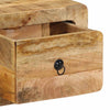 Seinä-TV-kaappi 100x32x25 cm Massiivipuuta Karkea Mango