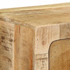 Seinä-TV-kaappi 100x32x25 cm Massiivipuuta Karkea Mango