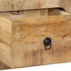 Seinä-TV-kaappi 100x32x25 cm Massiivipuuta Karkea Mango