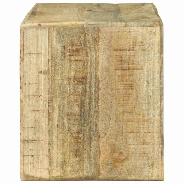 TV-kaappi hyllyllä Ruskea 80 x 32 x 36 cm Täysi Mangopuu