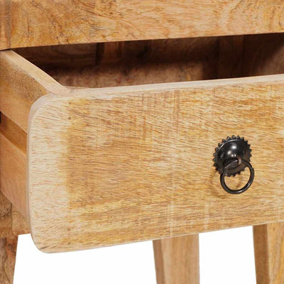 Ruskea päättöpöydät ovella Gyorgydeak 40x32x46cm (mangopuu)