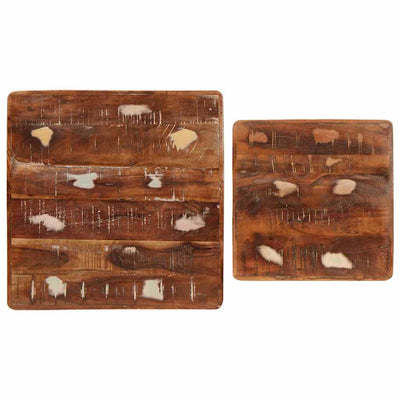 Monivärinen päättöpöydät Clydie (uusiokäytetty puu)