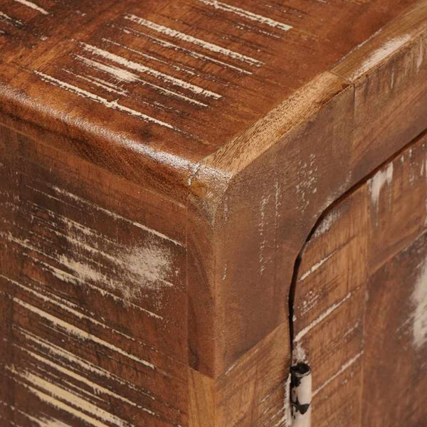 Kylpyhuonekaappi Kierrätetty tukeva puu ja valmistettu puu