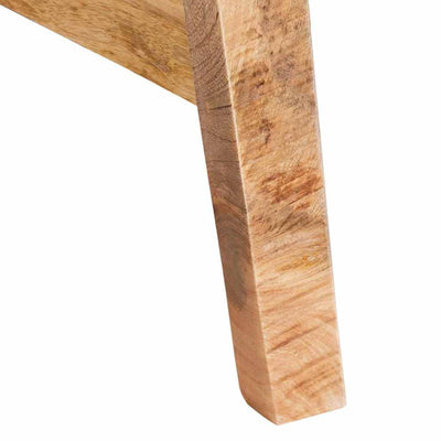 Ruskea meikkipöytä hyllyllä Arlene 90x76x45cm (mangopuu)