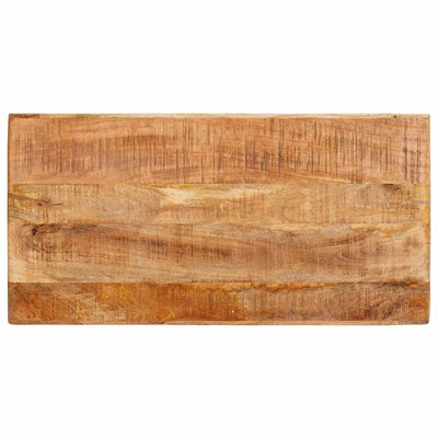 Ruskea meikkipöytä hyllyllä Arlene 90x76x45cm (mangopuu)