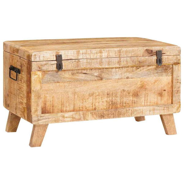 Säilytyslaatikko säilytystilassa 70 x 35 x 40 cm täysi mangopuu