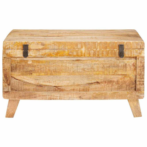 Säilytyslaatikko säilytystilassa 70 x 35 x 40 cm täysi mangopuu