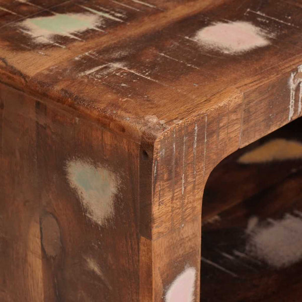 Yöpöydät 45 x 30 x 24 cm täysi uusiokäytetty puu