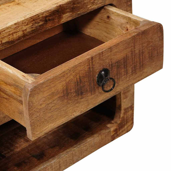 Seinälle kiinnitettävä yöpöytäkaappi Ruskea 40 x 30 x 36 cm