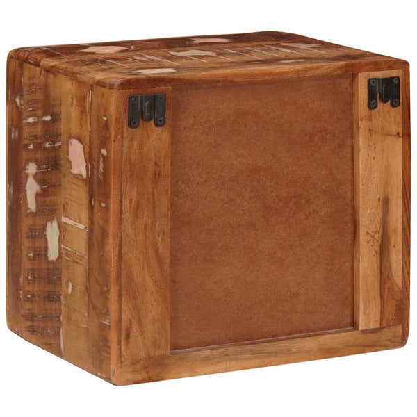 Seinälle kiinnitettävä yöpöytäkaappi hyllyllä Monivärinen