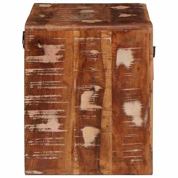 Seinälle kiinnitettävä yöpöytäkaappi hyllyllä Monivärinen