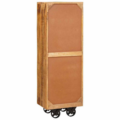 Korkea kaappi Ruskea 40 x 30 x 120.5 cm täysi mangopuu