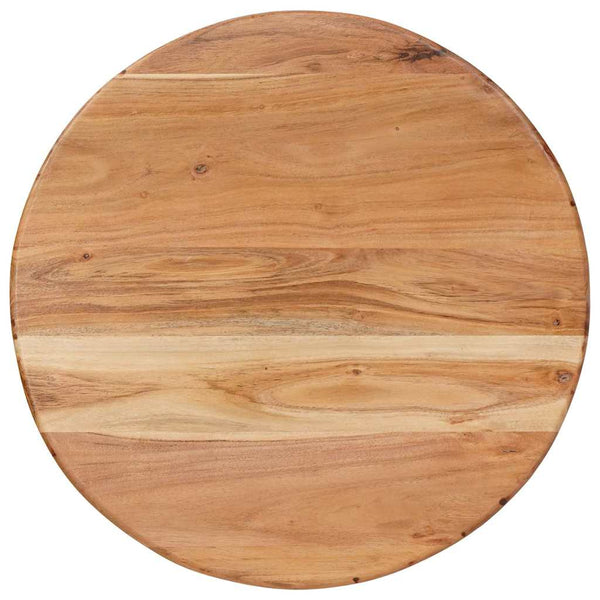 Pesupöydät kahville 3 kpl Ruskea Ø 54 x 40 cm Tiheä akasiapuu