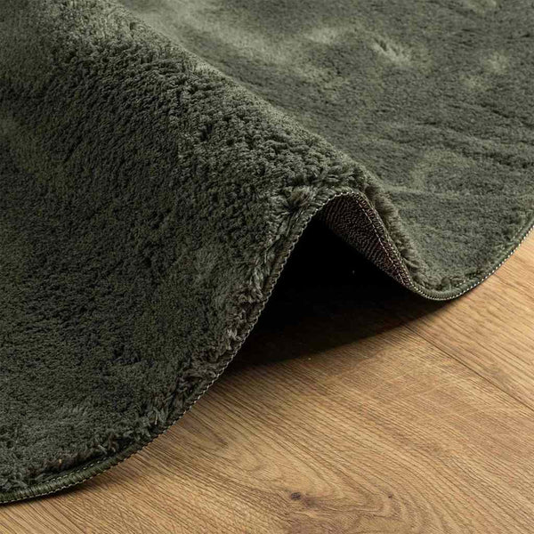 Matto HUARTE Metsänvihreä 100 x 200 cm 100% polyesteri