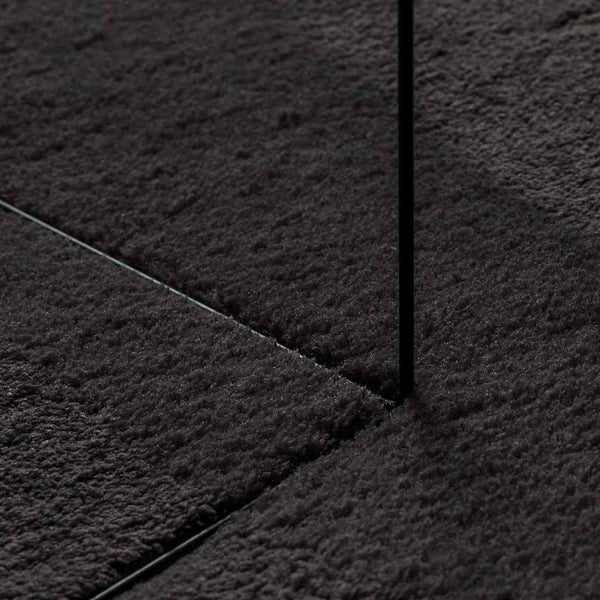 Matto HUARTE Musta 120 x 170 cm 100% polyesteri