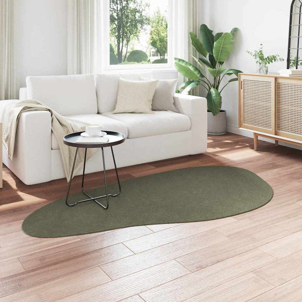 Matto HUARTE Metsänvihreä 100 x 200 cm Polyesteri