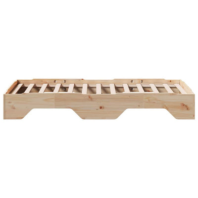 Sängynrunko Ei Patja Pinottava 80x200 cm massiivipuuta