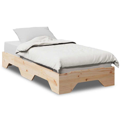 Sängynrunko Ei Patja Pinottava 80x200 cm massiivipuuta