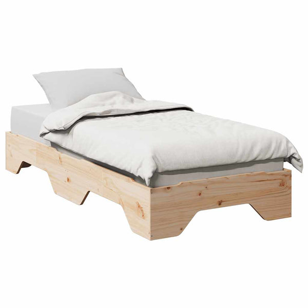 Sängynrunko Ei Patja Pinottava 90x190 cm massiivipuuta