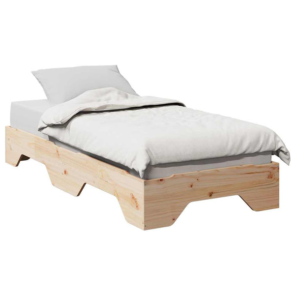 Sängynrunko Ei Patja Pinottava 75x190 cm massiivipuuta
