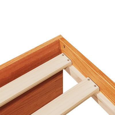 Ruskea päiväsänky ilman patjaa Chaebi 75x190cm (massiivipuu mänty)