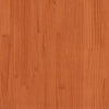 Päiväsänky ilman patjaa Wax Ruskea 75x190 cm Massiivipuu mänty