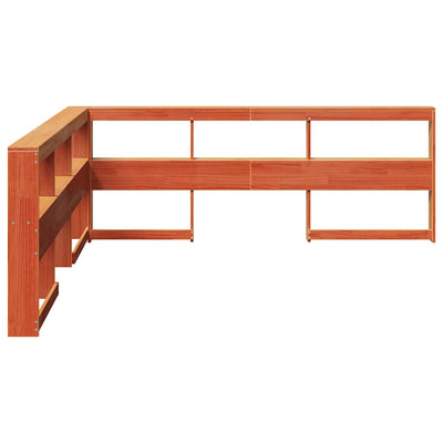 Vaharuskea kirjahyllyn pääty Calut 180cm (l-muotoinen, massiivipuumänty)