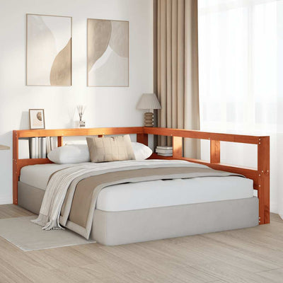 Vaharuskea kirjahyllyn pääty Calut 150cm (l-muotoinen, massiivipuumänty)